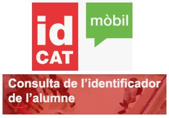 Com obtenir idCAT Mòbil i idalu de l'alumne/a