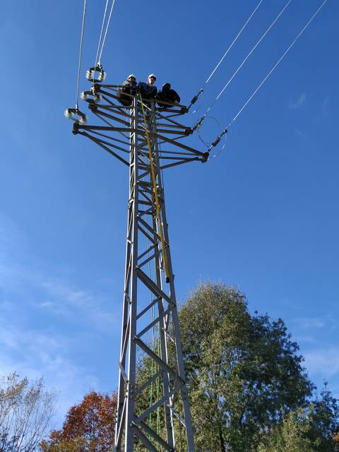 CF d'Electricitat: els alumnes ja s'enfilen als pals