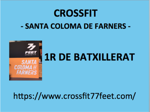 Sessió de Crossfit