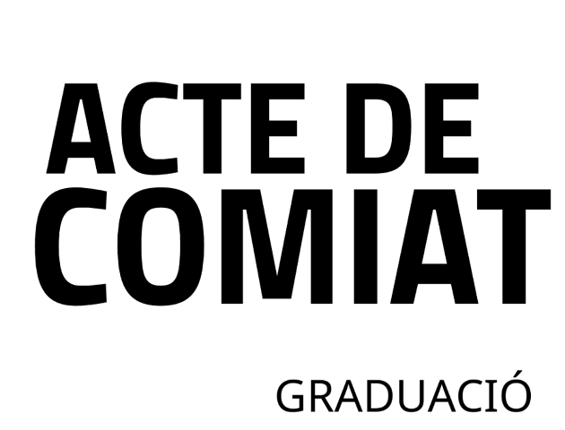 ACTE DE COMIAT (4t d'ESO): divendres 22 de juny a l'Auditori