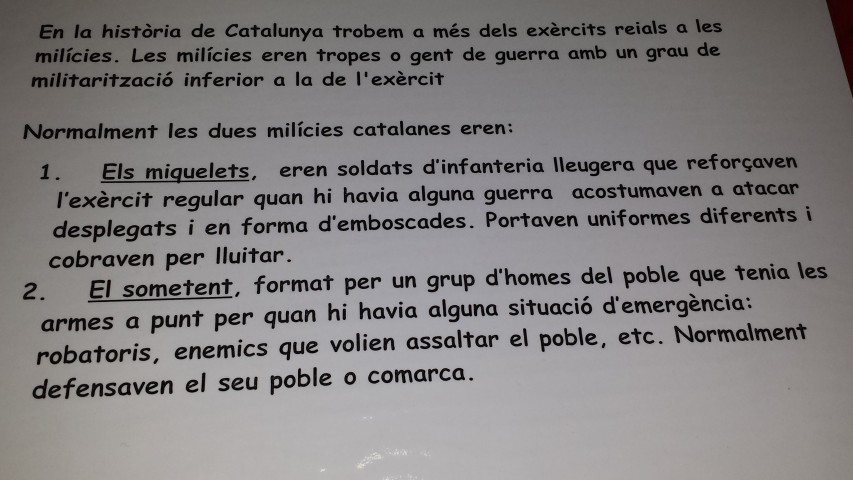 Exposició: Tricentenari del Combat d’ Arbúcies ( 1714-2014 )