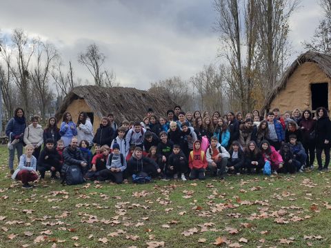 1r d'ESO visita El Parc Neolític de la Draga